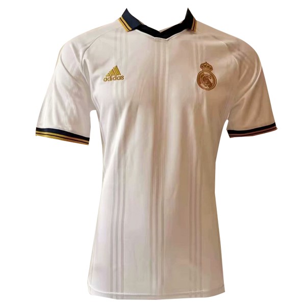 Polo Real Madrid 2019 2020 Blanco Amarillo